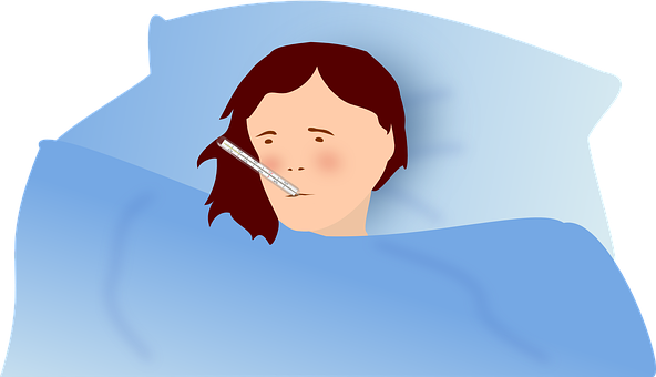 Influenza, Flu, Fever, Grippe, Cold, Bed