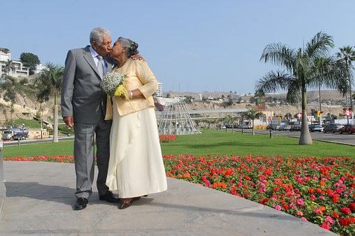 Couple, Happy, Old, Grandfather
