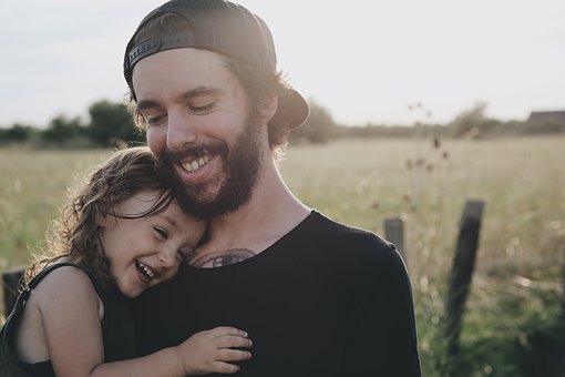 People, Father, Daughter, Smile, Happy