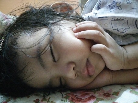 Kids, Little Girl, Sleeping