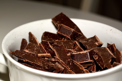 Chocolate, Pieces, Black Chocolate