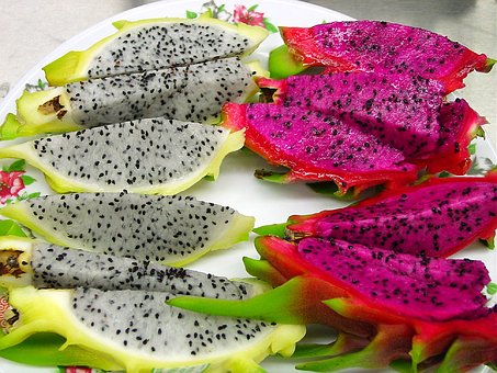 Dragon Fruit, Fresh, Tropical, Pitahaya