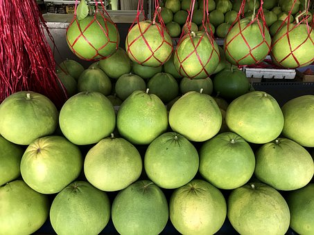 Pomelo, Fruit, Tree, Citrus Maxima